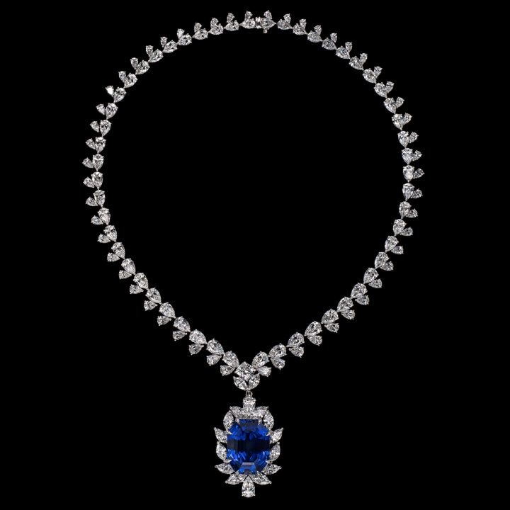 “EVERGREEN” EMERALD DIAMOND NECKLACE - Dehres