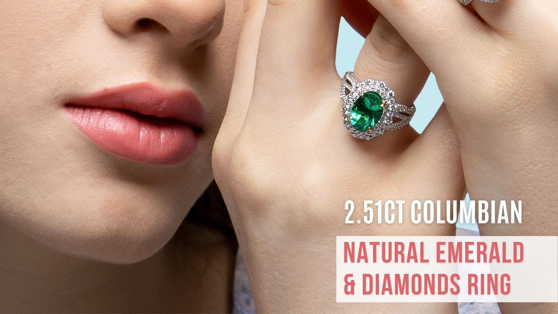 2.51ct Natural Columbian Emerald Ring - J289682R
