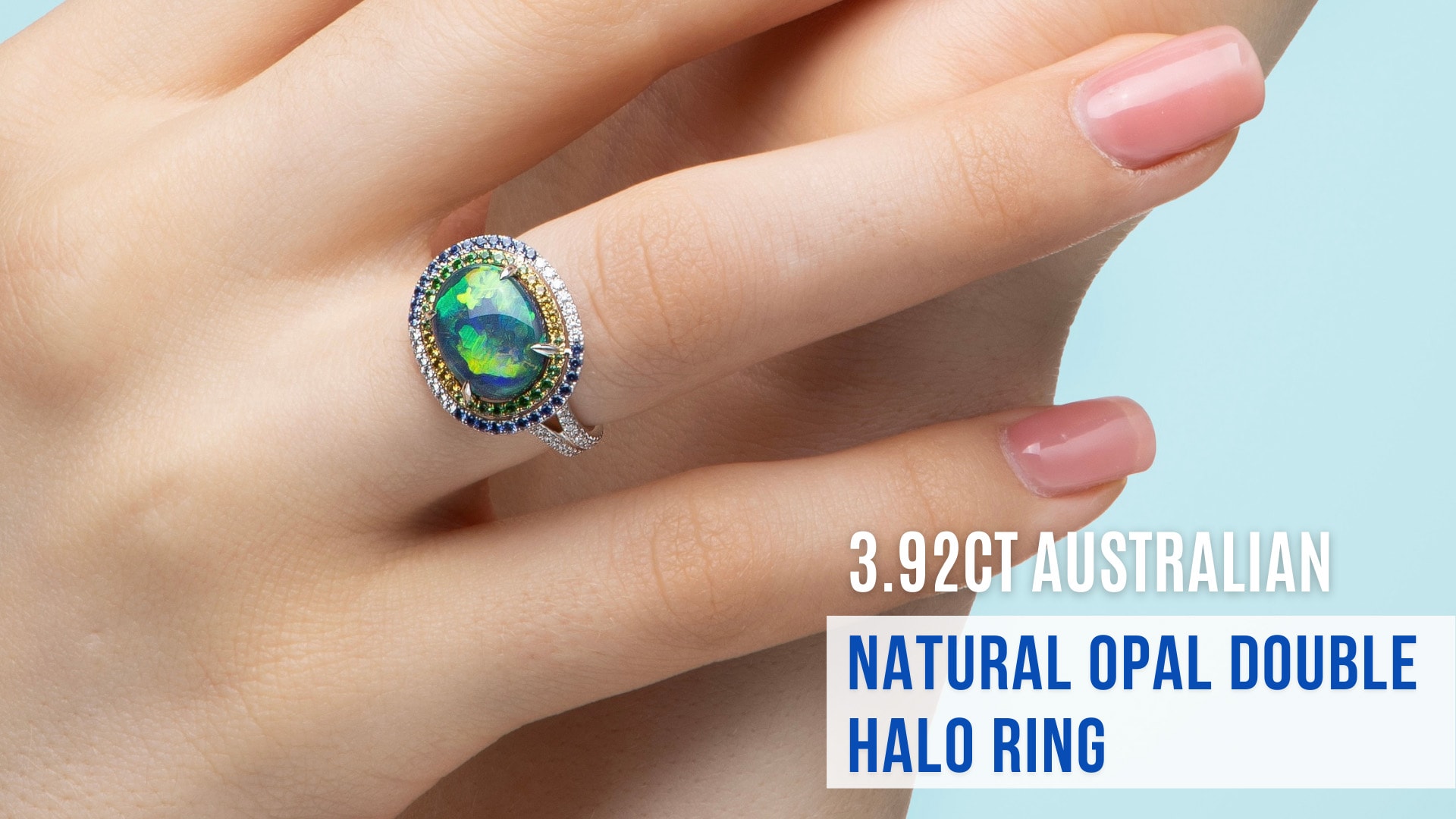 3.92ct Natural Australian Black Opal - J380542R